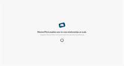 Desktop Screenshot of mentorpitch.com