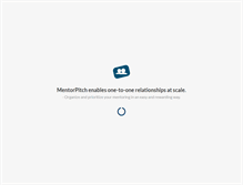 Tablet Screenshot of mentorpitch.com
